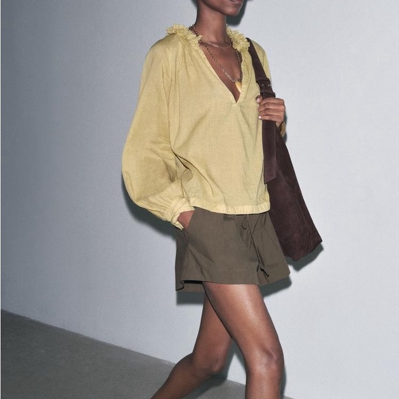 Ramie shirt ZW collection - Picture 2 of 9